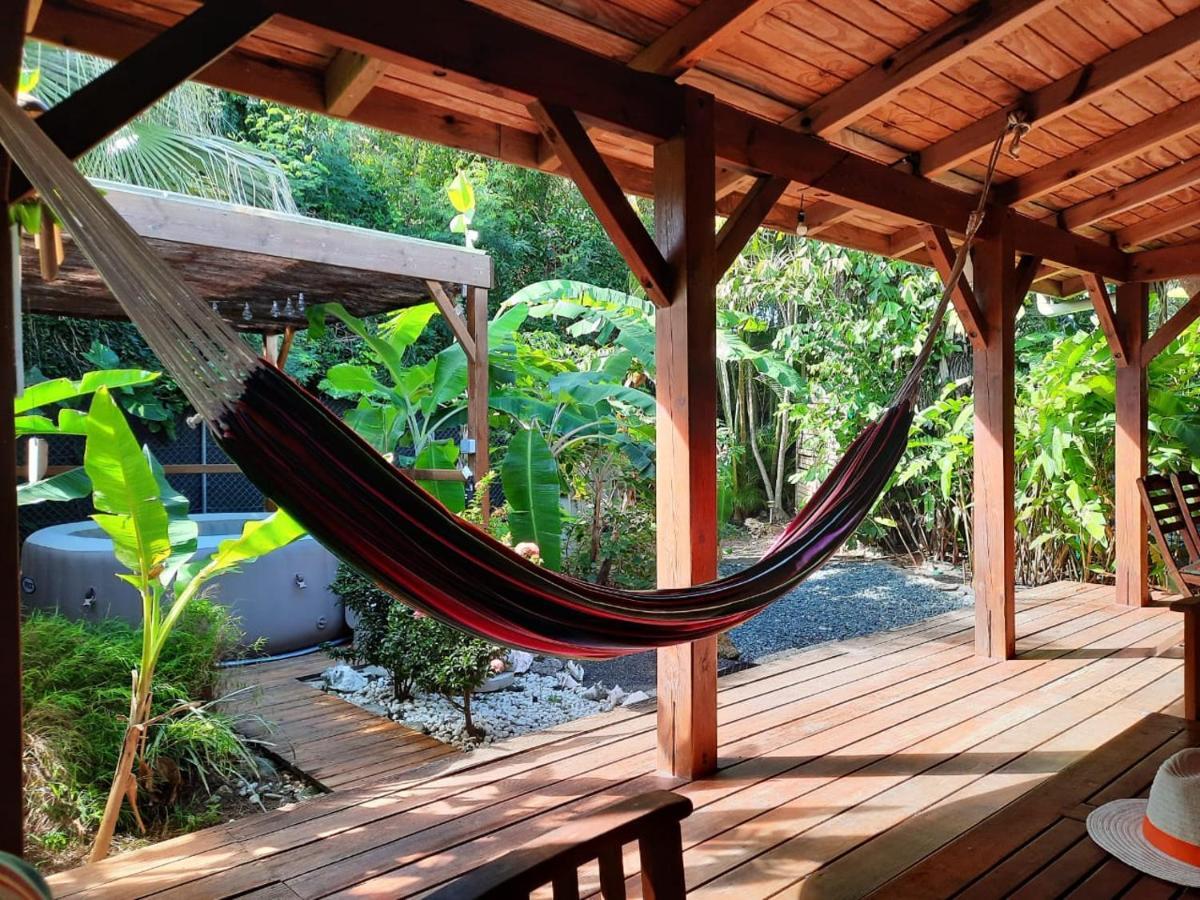 Kaz Creole Aventure Tropicale Insolite, Fibre, Jardin Et Jacuzzi Prives Saint-Francois  Exterior foto