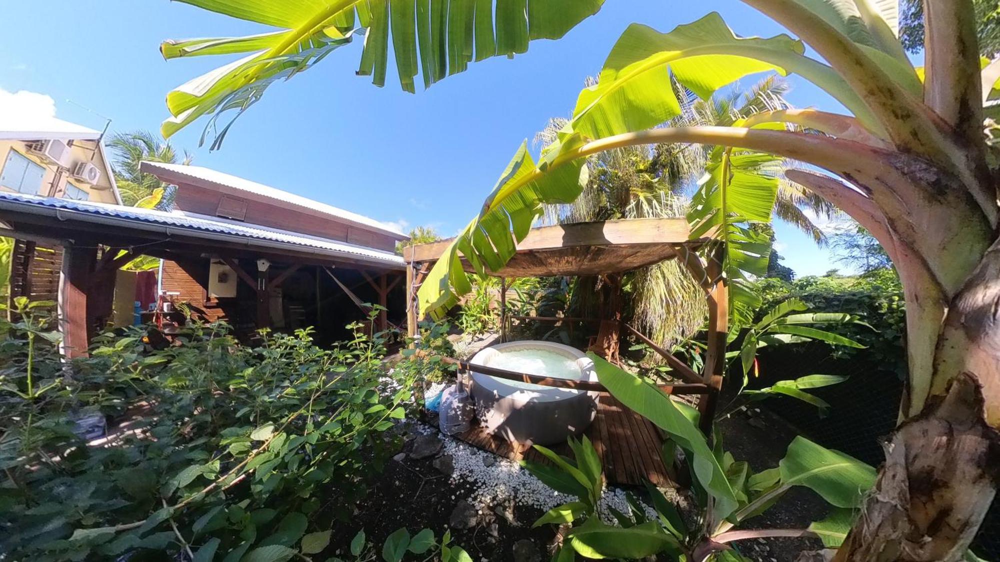 Kaz Creole Aventure Tropicale Insolite, Fibre, Jardin Et Jacuzzi Prives Saint-Francois  Exterior foto